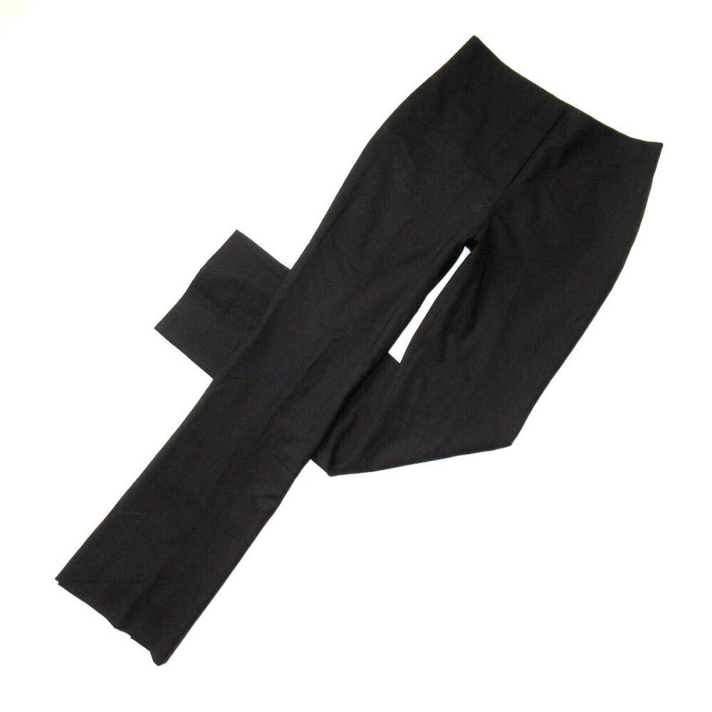 NWT MM. LaFleur Clooney in Black Washable Wool Slit Hem Pants 2 $225